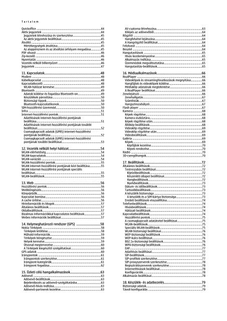 Nokia E90 Communicator - Felhasználói kézikönyv