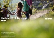 pdf Nokia Sustainability Report 2009