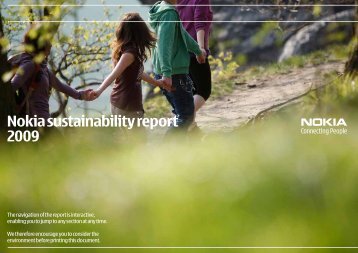 pdf Nokia Sustainability Report 2009