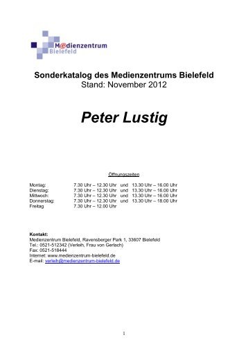 Peter Lustig - Medienzentrum Bielefeld