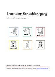 Brackeler Schachlehrgang - Schulschachstiftung