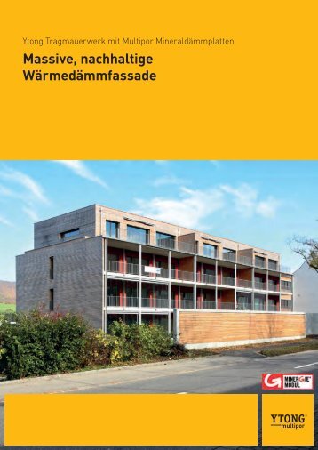 Massive, nachhaltige Wärmedämmfassade - Ytong