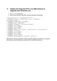XML-Aufgabenblatt - Informatik