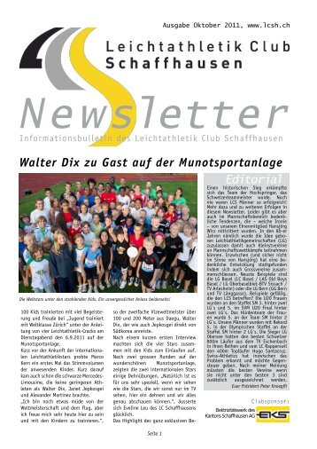 Walter Dix zu Gast auf der Munotsportanlage - Leichtathletik Club ...