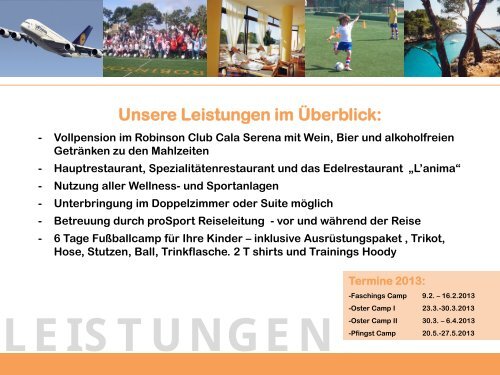 Katalog - INTERSPORT kicker Fußballcamps