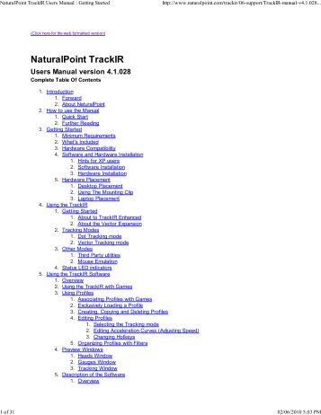 NaturalPoint TrackIR