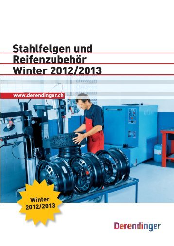 Stahlfelgen und Reifenzubehör Winter 2012/2013 - Derendinger