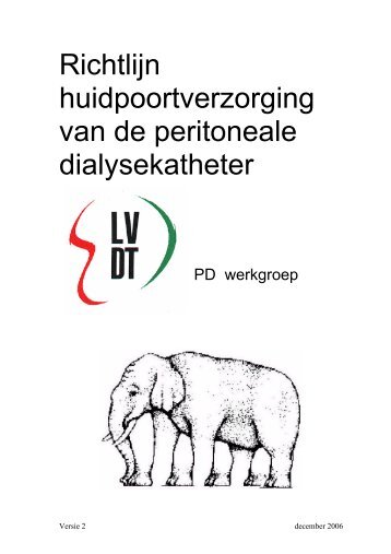 Richtlijn huidpoortverzorging - V&VN Dialyse en Nefrologie