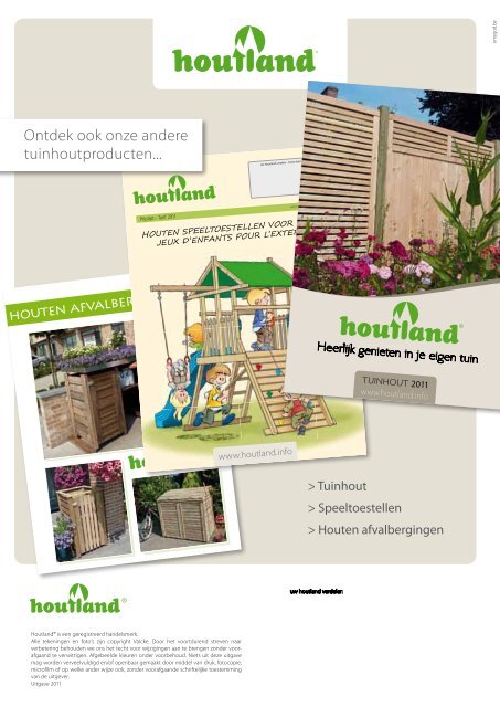 Houten tuinpoorten & brievenbussen - Houtland