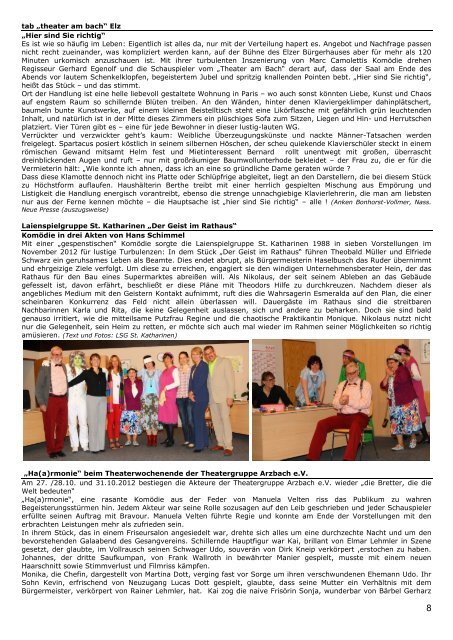 aktuelle ausgabe (.pdf) - Landesverband Amateurtheater RLP