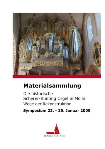 Die historische Scherer-Bünting - Orgelbauverein