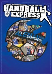 handball express - TSV Alemannia Zähringen