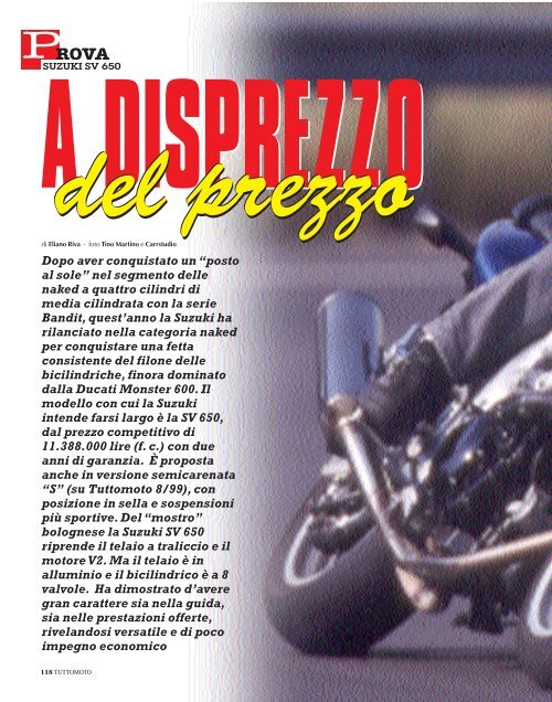 nel segmento delle naked a quattro cilindri di media cilindrata con la ...