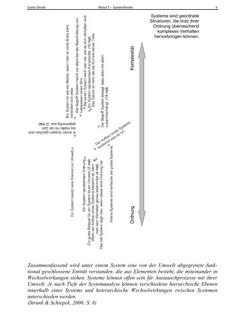 Modul 5: Systemtheorie - Complexity-Research