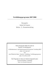 Fortbildungsprogramm 2007/2008 - Verwaltungsschule Bremen