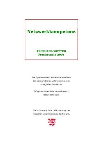 3. Netzwerkkompetenz - TELEHAUS WETTER / VeFAR eV