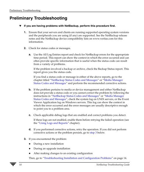 NetBackup Troubleshooting Guide - Zedat