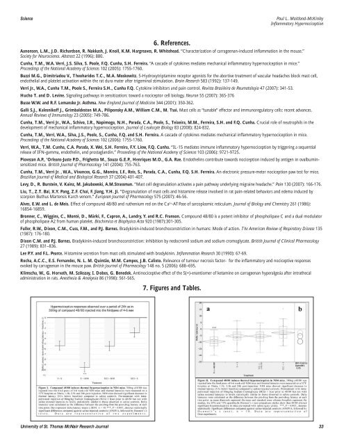 McNair Research Journal - University of St. Thomas