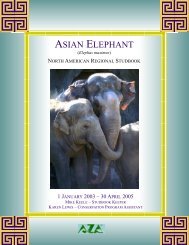2005 Asian Elephant Studbook - AZA Elephant TAG/SSP Homepage