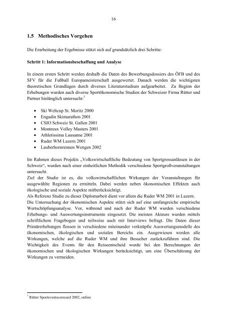 Regionalwirtschaftliche Bedeutung eines ... - Josef Wanas