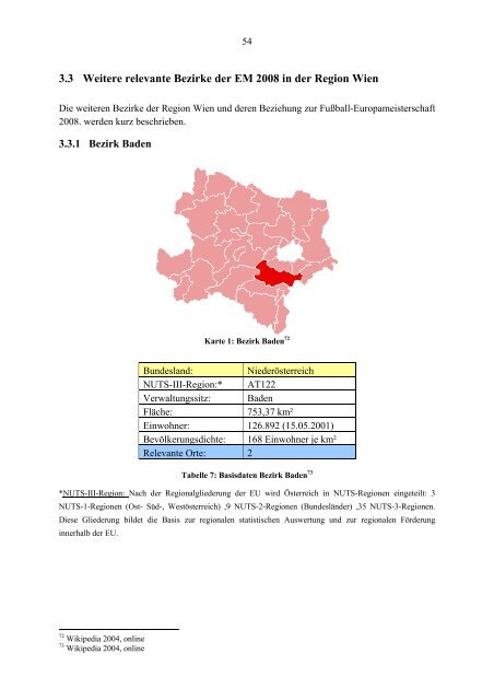 Regionalwirtschaftliche Bedeutung eines ... - Josef Wanas