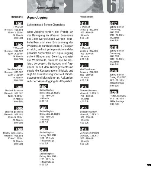 Gesamtprogramm 2012/2013 - Volkshochschule Waltrop