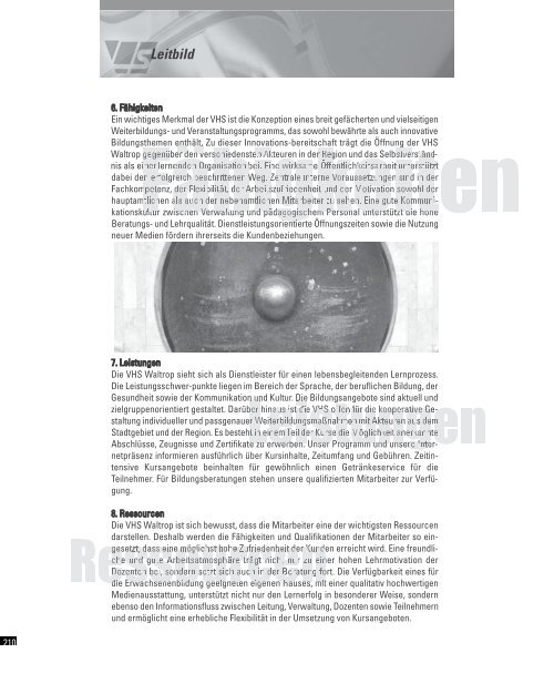 Gesamtprogramm 2012/2013 - Volkshochschule Waltrop