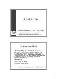 Sprachskepsis Materialien - Zentrum für DeutschlehrerInnen