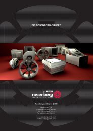 Die Rosenberg-Gruppe - Rosenberg Ventilatoren GmbH