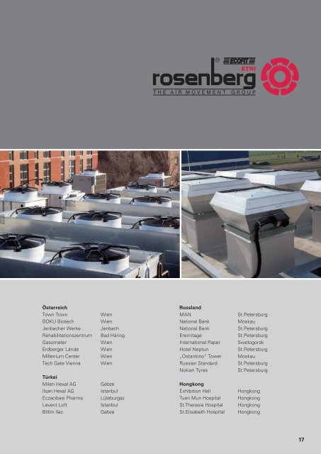 Die Rosenberg-Gruppe - Rosenberg Ventilatoren GmbH