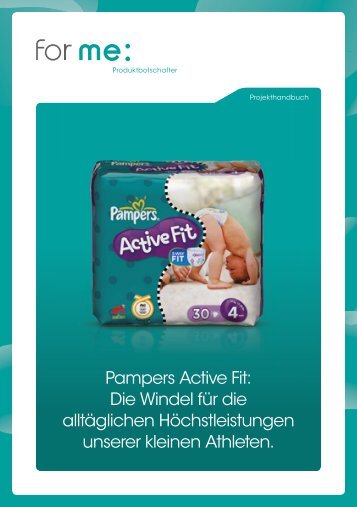 Pampers Active Fit: Die Windel für die alltäglichen ... - For Me