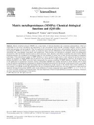 Matrix metalloproteinases (MMPs): Chemical–biological functions ...