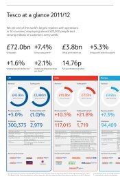 Tesco at a glance 2011/12 - Tesco PLC