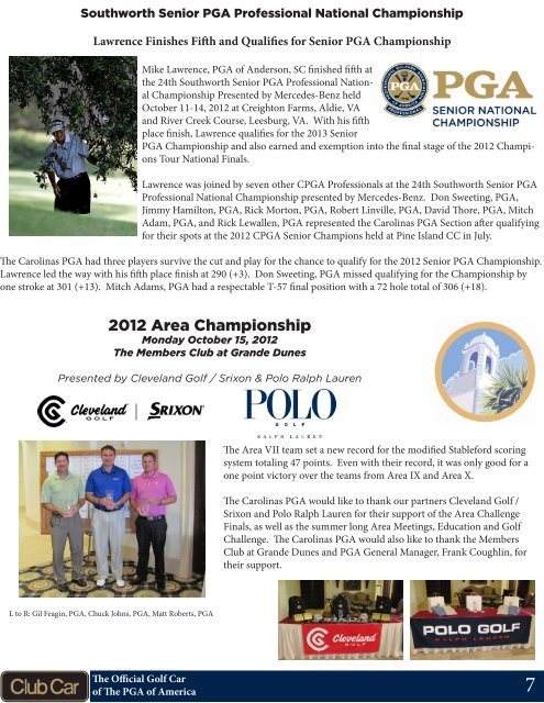 Golf 2.0 News - PGA Carolinas