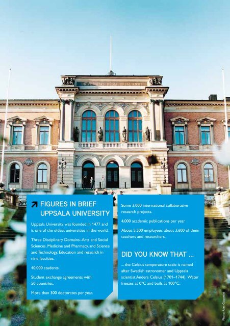 Uppsala Universitet – International student guide 2012/2013