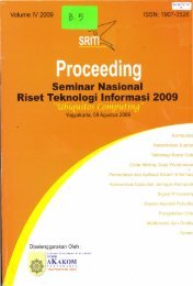Seminar Nasional Riset Teknologi Informasi 2009 - Repository ...