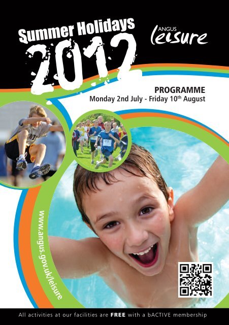 Active Angus 2012 - Summer Sports and Activities ... - Angus Council