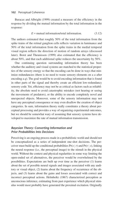 Perceptual Coherence : Hearing and Seeing