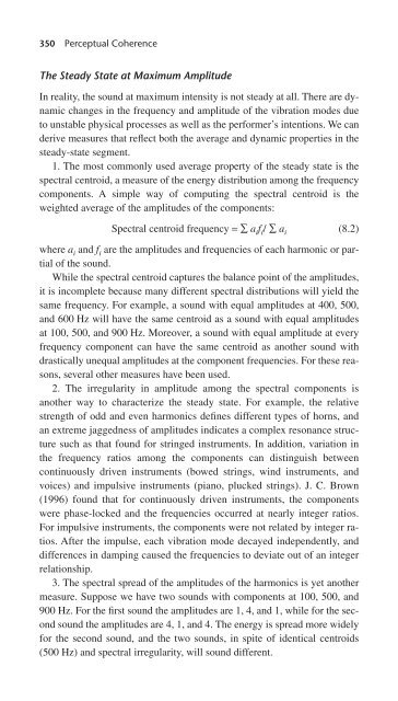 Perceptual Coherence : Hearing and Seeing