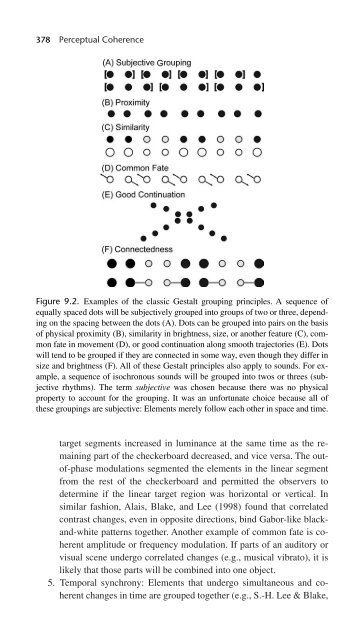 Perceptual Coherence : Hearing and Seeing