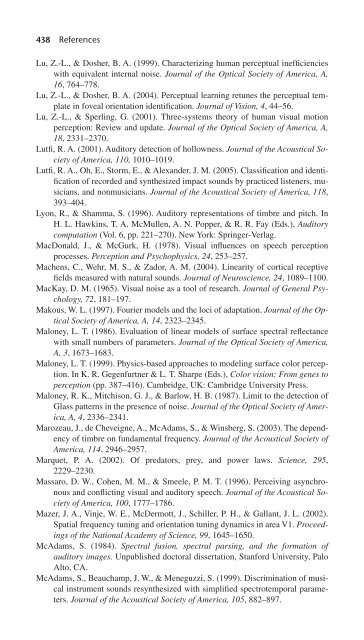 Perceptual Coherence : Hearing and Seeing