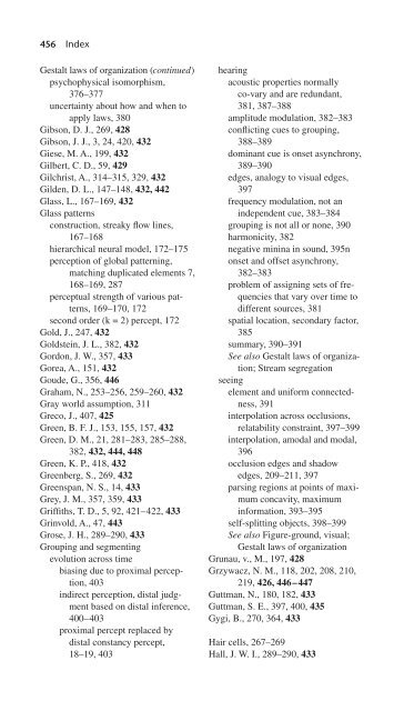 Perceptual Coherence : Hearing and Seeing