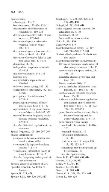 Perceptual Coherence : Hearing and Seeing