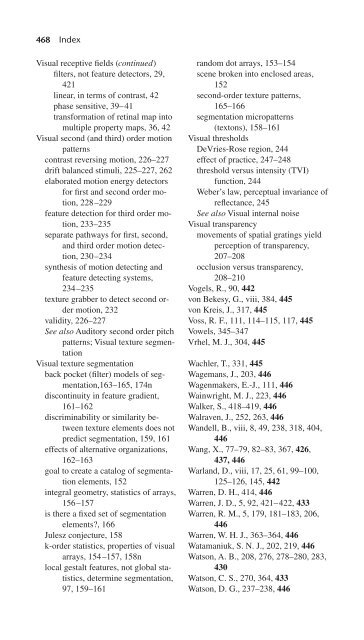 Perceptual Coherence : Hearing and Seeing