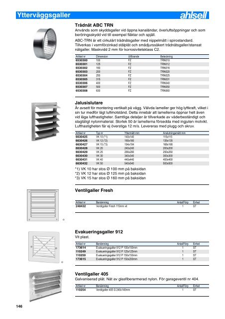 Artikelnummerregister - Ahlsell