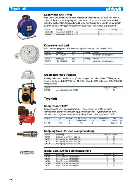 Artikelnummerregister - Ahlsell