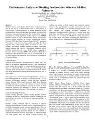 Performance Analysis of Routing Protocols for Wireless Ad-Hoc ...