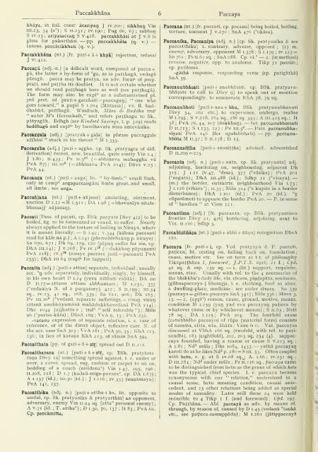 The Pali Text Society's Pali-English dictionary - Tuninst.net