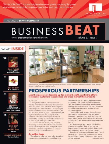 BUSINESSBEAT - Madison Magazine