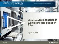 Introducing CONTROL-M Business Process Integration Suite - BMC ...